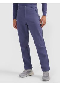 4f - 4F Spodnie trekkingowe membrana 10000 męskie - granatowe M. Stan: podwyższony. Kolor: niebieski. Materiał: materiał. Technologia: Primaloft. Sport: turystyka piesza, wspinaczka #2