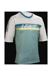 LEATT - Koszulka rowerowa męska Leatt Jersey MTB Enduro 3.0. Kolor: zielony. Materiał: jersey. Sport: kolarstwo