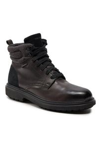 Geox Trapery U Faloria B Abx U36FBB 0FF22 C9999 Czarny. Kolor: czarny. Materiał: skóra #3