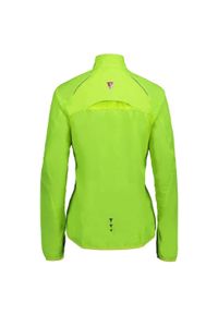 Kurtka sportowa damska CMP windstopper. Kolor: żółty. Materiał: poliester. Technologia: Windstopper. Sport: turystyka piesza