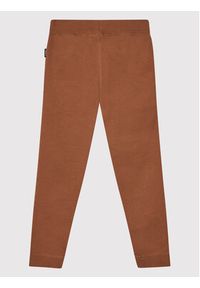 Name it - NAME IT Spodnie dresowe Solid Coloured 13153684 Brązowy Regular Fit. Kolor: brązowy. Materiał: bawełna #3
