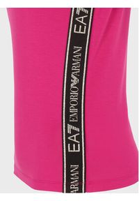 EA7 Emporio Armani T-Shirt 6RTT25 TJKUZ 1419 Różowy Regular Fit. Kolor: różowy. Materiał: syntetyk, wiskoza #4