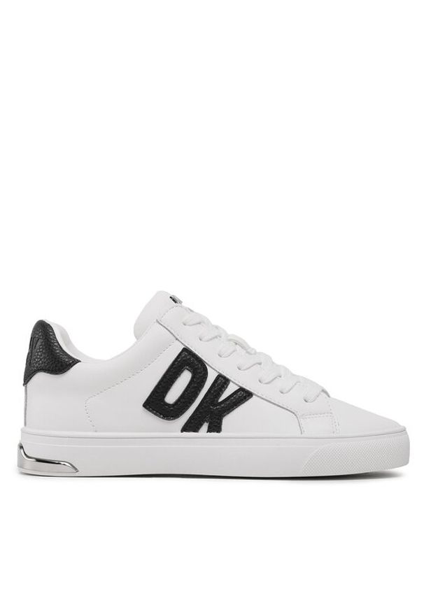 DKNY Sneakersy Abeni Lace Up Sneaker K1300916 Biały. Kolor: biały. Materiał: skóra