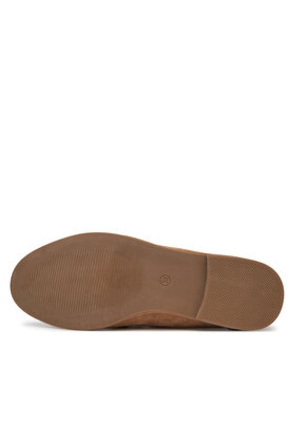 DeeZee Loafersy 1-141-1 Brązowy. Kolor: brązowy. Materiał: materiał