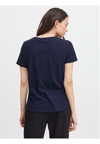 Fransa T-Shirt 20612765 Granatowy Regular Fit. Kolor: niebieski. Materiał: bawełna #6