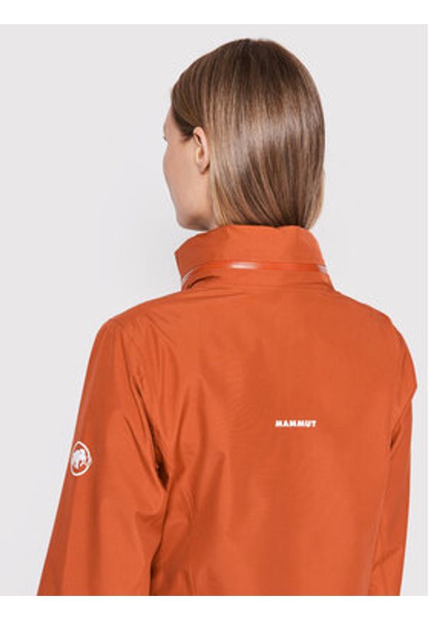 Mammut Kurtka hardshell Ayako Tour HS Hooded 1010-28580-2249-113 Pomarańczowy Regular Fit. Kolor: pomarańczowy. Materiał: syntetyk