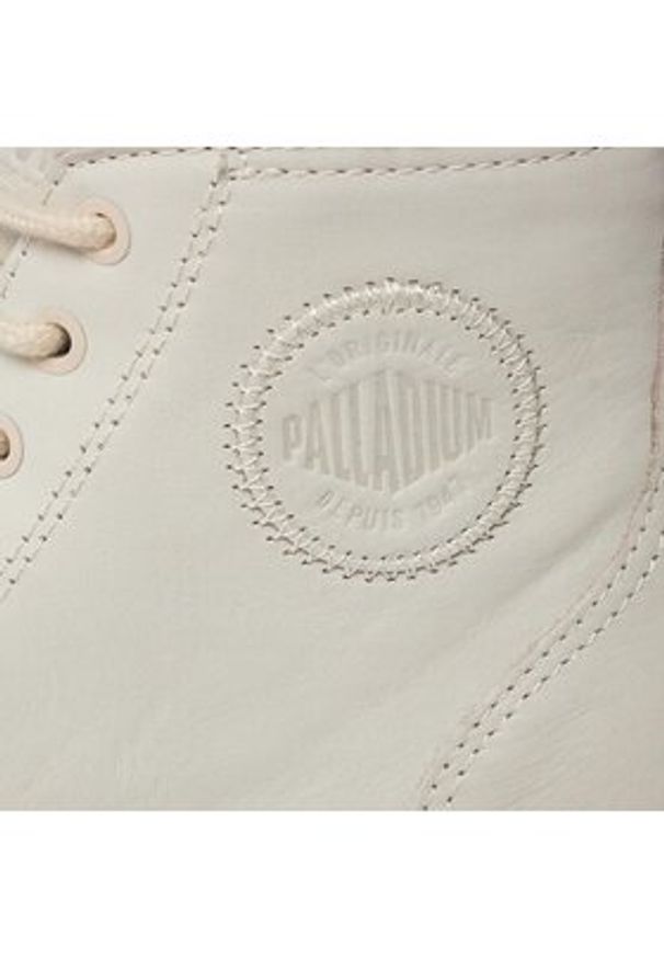 Palladium Trapery Pallabase Nbk Zip Wl 98867-197-M Biały. Kolor: biały. Materiał: skóra