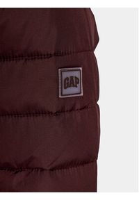 GAP - Gap Kurtka puchowa 724654-02 Bordowy Regular Fit. Kolor: czerwony. Materiał: puch, syntetyk #2