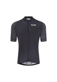 KEADA SPORTS - Damska koszulka kolarska z krótkim rękawem – Czarna. Kolor: czarny. Długość rękawa: krótki rękaw. Długość: krótkie. Sport: kolarstwo