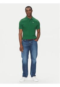 Barbour Polo Original Sports MML0358OL72 Zielony Tailored Fit. Typ kołnierza: polo. Kolor: zielony. Materiał: bawełna