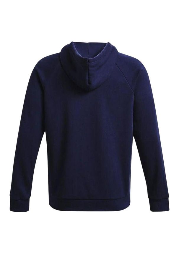 Under Armour - Męska Bluza Polarowa Z Logo Rival. Kolor: niebieski. Materiał: polar