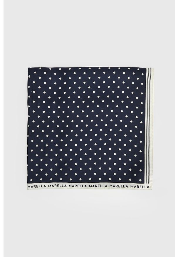 Marella - Chusta damska jedwabna w groszki Attinia MARELLA ACCESSORI. Materiał: jedwab. Wzór: grochy