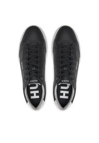 Hugo Sneakersy Riven Tenn punyl 50523439 Czarny. Kolor: czarny. Materiał: skóra