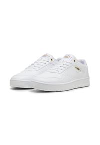 Puma - Sneakersy Court Classic PUMA White Gold. Kolor: żółty, wielokolorowy, biały