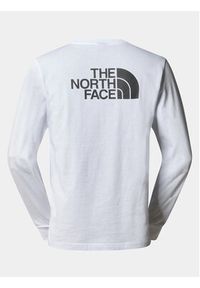 The North Face Longsleeve Easy NF0A87N8 Biały Regular Fit. Kolor: biały. Materiał: bawełna. Długość rękawa: długi rękaw