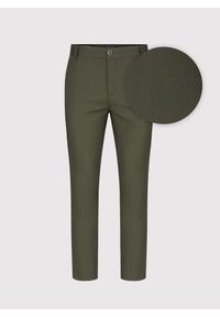 PAKO LORENTE – Zielone gładkie spodnie męskie P24SF-WX-003-Z-0 - Pako Lorente. Kolor: zielony. Materiał: bawełna. Wzór: gładki. Sezon: wiosna. Styl: klasyczny #1