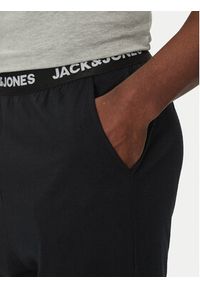 Jack & Jones - Jack&Jones Spodnie piżamowe Everest 12272200 Czarny Regular Fit. Kolor: czarny. Materiał: bawełna #6