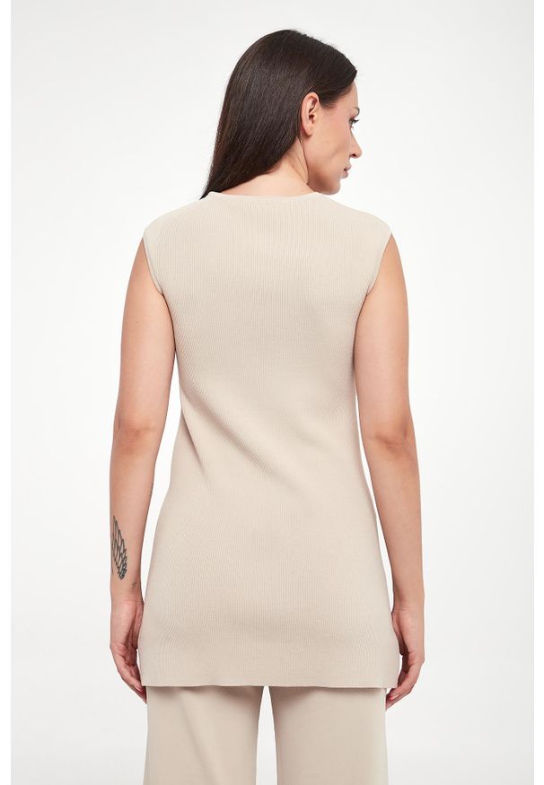 Max Mara Leisure - Top damski długi Soldino MAX MARA LEISURE. Długość: długie