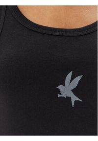 One Teaspoon Top Fine 26605 Czarny Slim Fit. Kolor: czarny. Materiał: bawełna #5