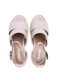 QUAZI Espadryle QZ-15-04-000588 Beżowy. Kolor: beżowy. Materiał: skóra #4