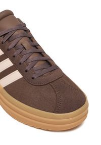 Adidas - adidas Sneakersy Vl Court Bold J KK4502 Brązowy. Kolor: brązowy. Materiał: skóra, zamsz #4