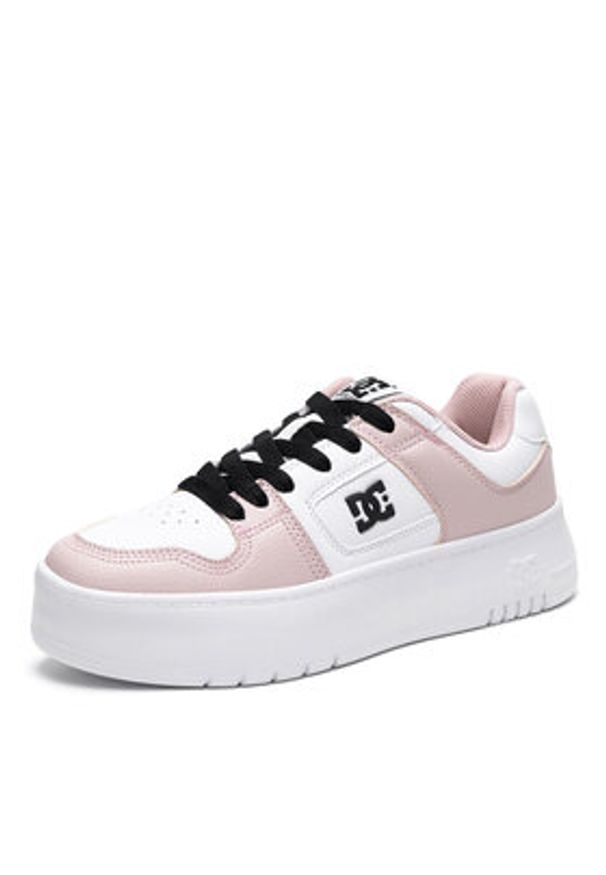 DC Sneakersy V5-10123 Różowy. Kolor: różowy. Materiał: materiał, syntetyk