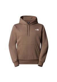 Bluza męska The North Face Simple Dome 0A89FCBOW1 - brązowa. Okazja: na co dzień. Typ kołnierza: bez kaptura. Kolor: brązowy. Materiał: materiał, poliester, bawełna. Styl: klasyczny, casual