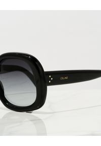 CELINE - Czarne okulary przeciwsłoneczne Butterfly. Kolor: czarny. Wzór: gradientowy #4
