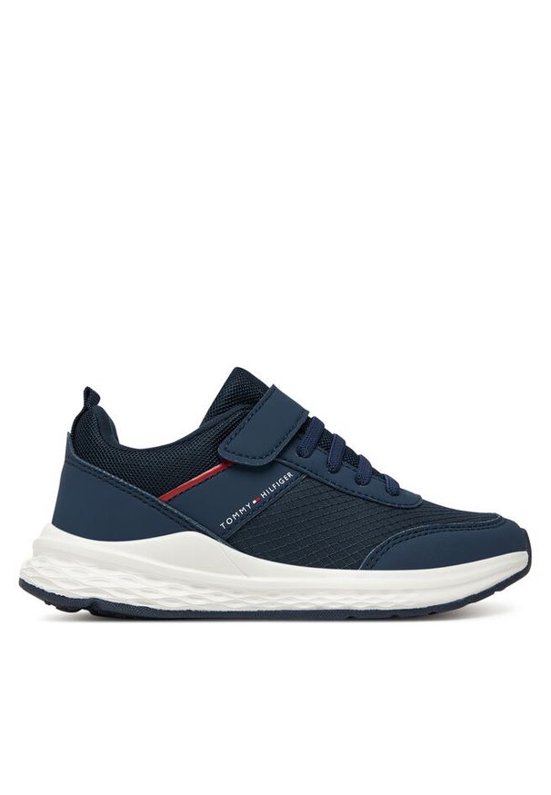 TOMMY HILFIGER - Sneakersy Tommy Hilfiger. Kolor: niebieski