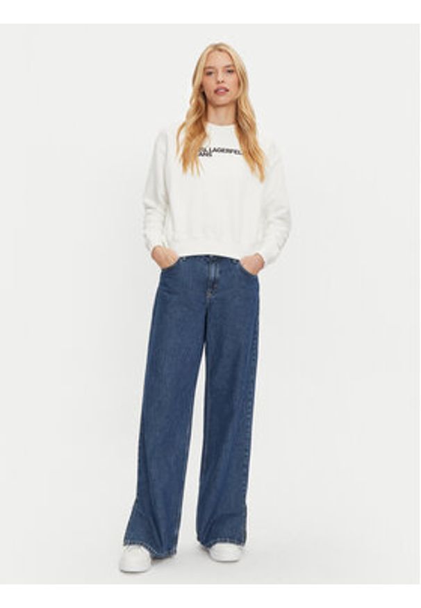 Karl Lagerfeld Jeans Jeansy 246J1118 Granatowy Relaxed Fit. Kolor: niebieski