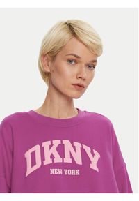 DKNY Sport Bluza DP4T9944 Różowy Loose Fit. Kolor: różowy. Materiał: bawełna, syntetyk. Styl: sportowy #3