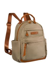 Plecak miejski Peterson PTN JN-01 brązowy. Kolor: brązowy. Materiał: skóra, nylon