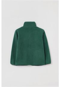 OVS Bluza dziecięca kolor zielony gładka. Okazja: na co dzień. Kolor: zielony. Materiał: materiał. Wzór: gładki. Styl: casual