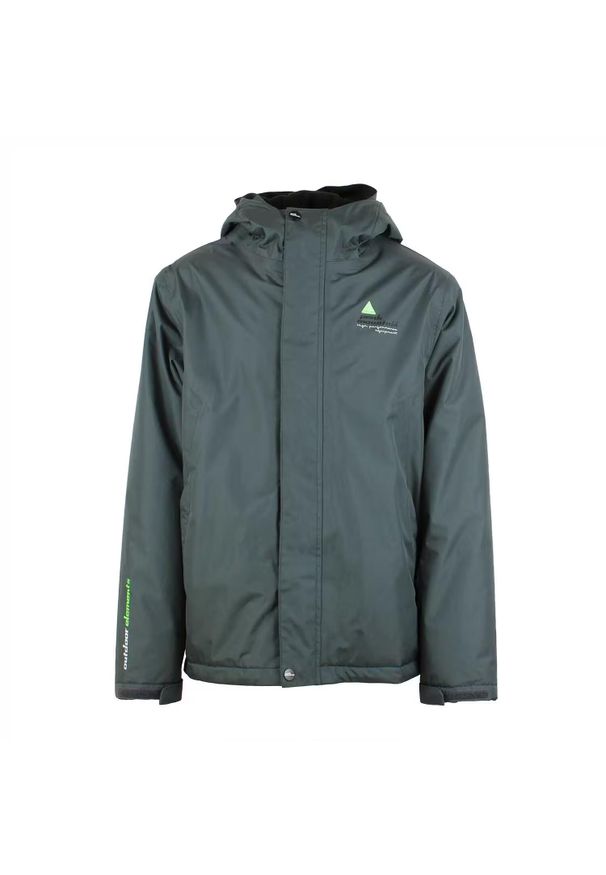 PEAK MOUNTAIN - Czapka narciarska dla dzieci z podwójnym polarem Peak Mountain Ecajik. Kolor: szary. Materiał: polar. Sezon: zima. Sport: narciarstwo