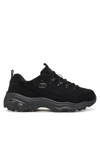 skechers - Skechers Sneakersy D'Lites 11949 Czarny. Kolor: czarny. Materiał: skóra, nubuk