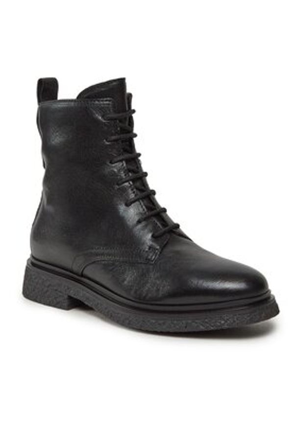 Marc O'Polo Trzewiki 308 13616301 136 Czarny. Kolor: czarny. Materiał: skóra