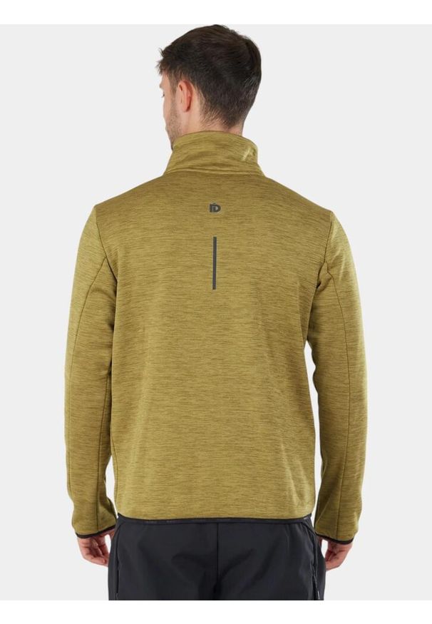 FUNDANGO - Bluza Polarowa Męska Fundango Jefferson. Kolor: zielony. Materiał: polar. Sezon: zima. Sport: turystyka piesza