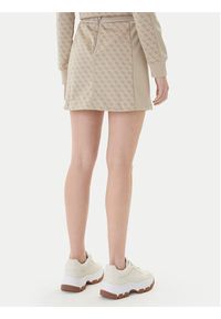 Guess Spódnica dresowa V6RD04 K2042 Beżowy Classic Fit. Kolor: beżowy. Materiał: syntetyk #3