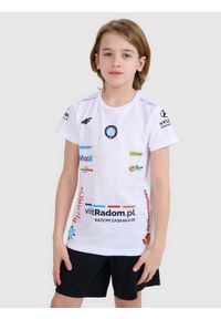 4f - 4F Koszulka meczowa replika wyjazdowa z sezonu 2024/25 dziecięca 4F x Czarni Radom - multikolor 146/152 (10-12 lat). Kolor: wielokolorowy. Materiał: dzianina, włókno, materiał, syntetyk. Wzór: gładki, ze splotem. Sezon: lato. Styl: klasyczny, sportowy