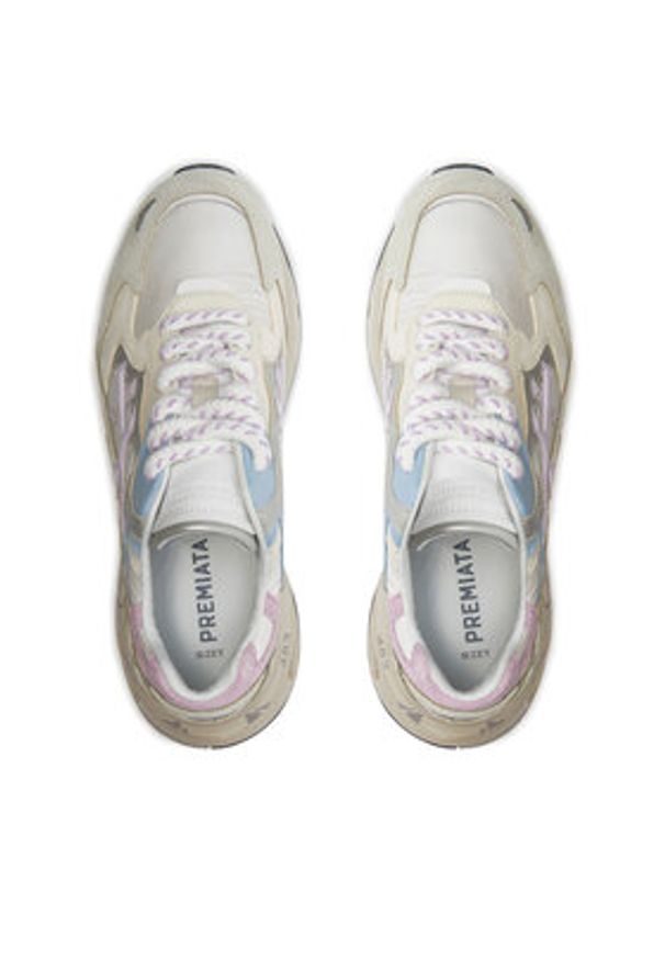 Premiata Sneakersy Sharkyd VAR 357 Szary. Kolor: szary. Materiał: skóra
