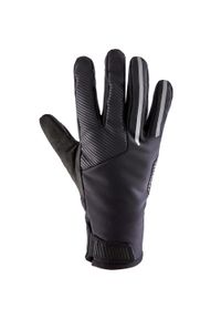 TRIBAN - Rękawiczki 900 zimowe. Kolor: czarny. Materiał: materiał. Sezon: zima. Sport: kolarstwo
