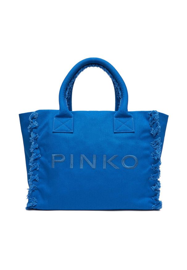 Pinko - Torebka PINKO. Kolor: niebieski
