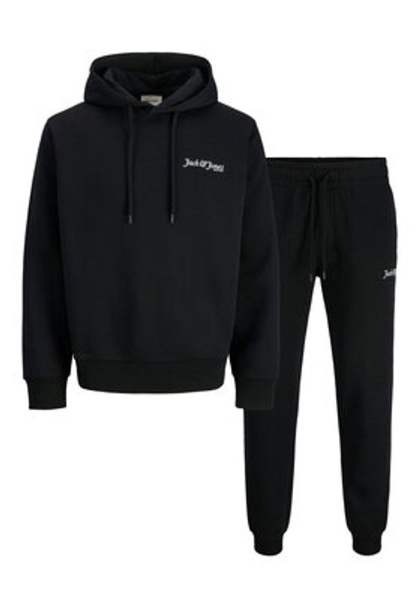 Jack & Jones Dres Yuki 12288292 Czarny Relaxed Fit. Kolor: czarny. Materiał: bawełna