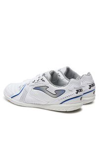 Joma Buty do piłki nożnej Dribling Indoor DRIW2402IN Biały. Kolor: biały. Materiał: mesh, materiał #2