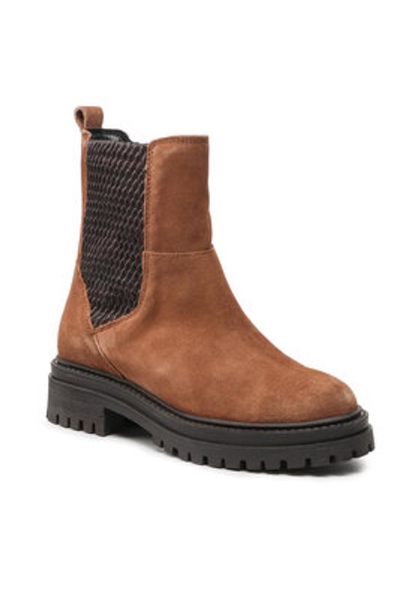 Geox Botki D Iridea D D26HRD 0226W C0183 Brązowy. Kolor: brązowy. Materiał: skóra, zamsz