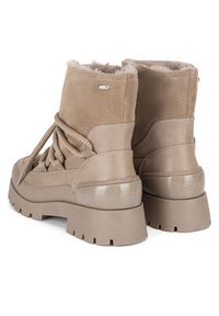 MEXX Botki MI001714043W Beżowy. Kolor: beżowy. Materiał: skóra, zamsz #4