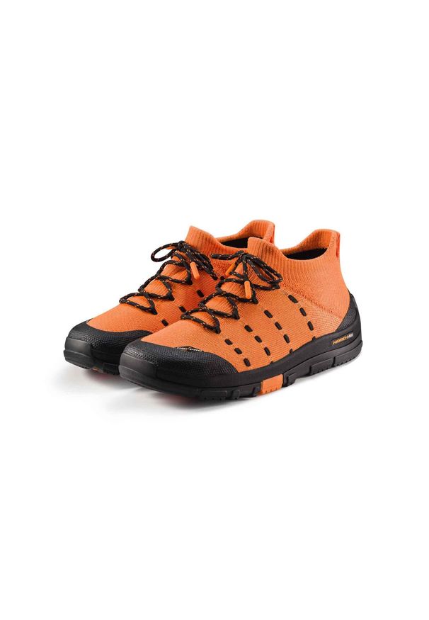 Buty turystyczne męskie wodoodporne Brubeck TREK MERINO. Kolor: pomarańczowy. Materiał: wełna. Sport: turystyka piesza