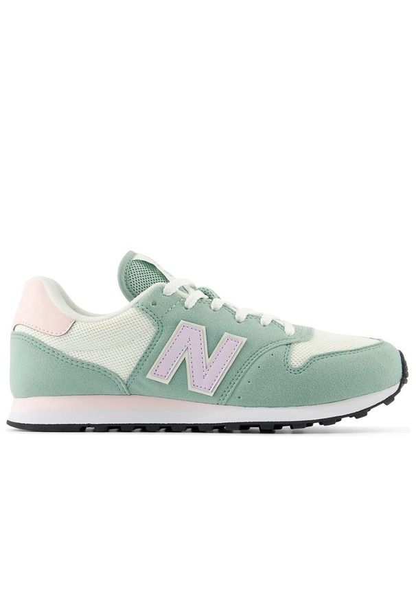 Buty New Balance GW500FF2 - zielone. Okazja: na co dzień. Kolor: zielony. Materiał: materiał, skóra, syntetyk, tworzywo sztuczne. Szerokość cholewki: normalna