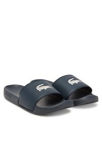 Lacoste Klapki Serve Sliders 7-49CMA0041 Granatowy. Kolor: niebieski. Materiał: skóra #6