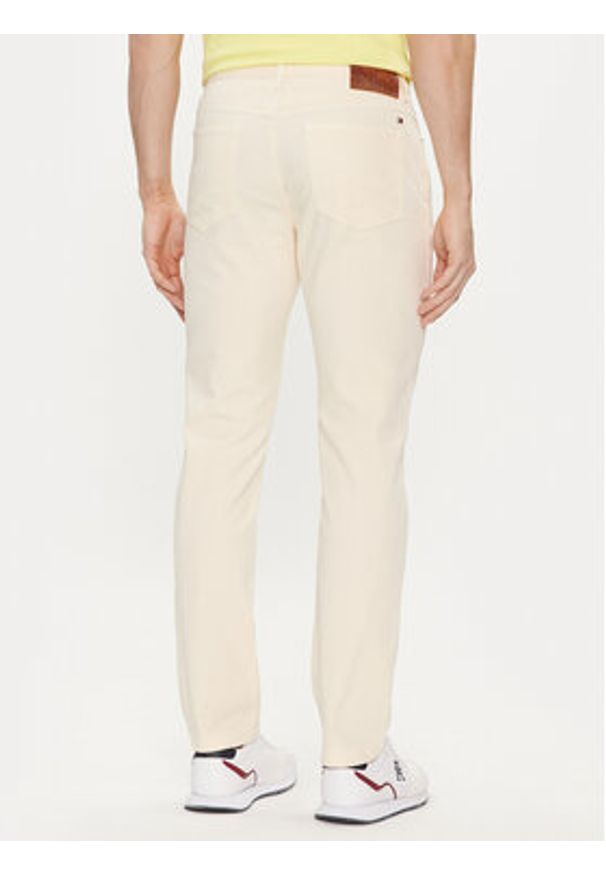 TOMMY HILFIGER - Tommy Hilfiger Jeansy Denton MW0MW33908 Écru Straight Leg